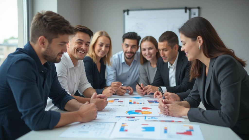 Команда маркетологов планирует стратегию продвижения продукта