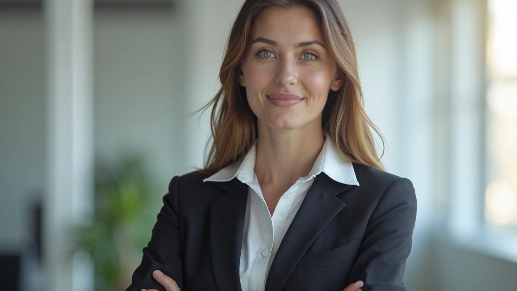 Финансовый менеджер анализирует данные на ноутбуке, портретный снимок из груди, уверенное выражение