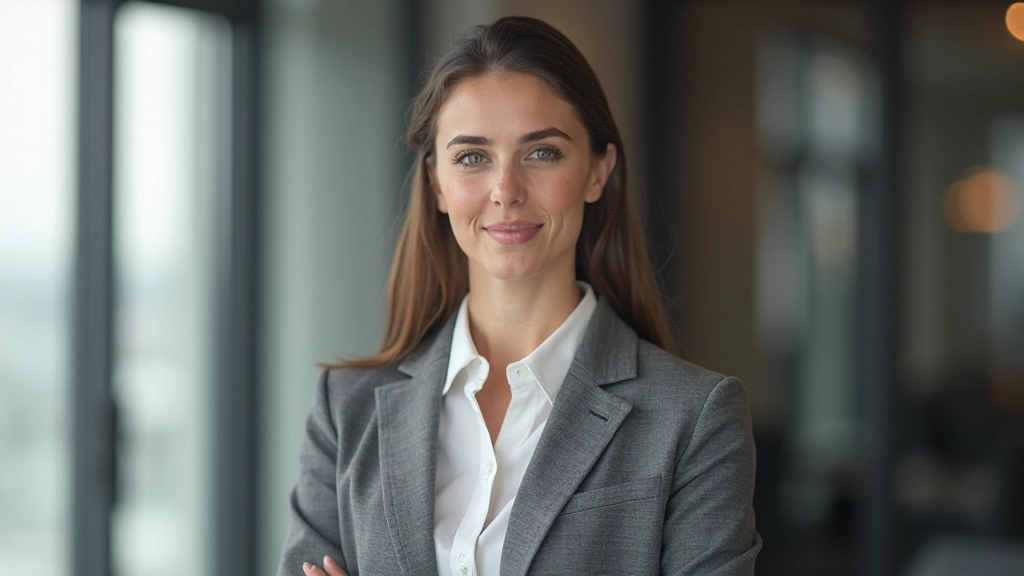 Профессиональный портрет женщины-HR специалиста в офисной обстановке